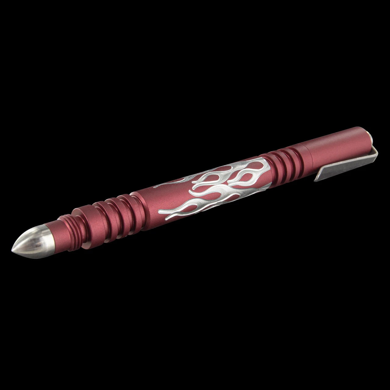 Hinderer Investigator Flames Aluminium Pen 5 Hinderer Investigator Flames Aluminium Pen - Image 3