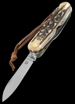 Fox Multipurpose Pocket Knife Stag 8 -Petromaxi Shop FOX 226 8 SCE02 89842.1678276553