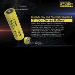 Nitecore 21700 Li-ion 15A Battery 5000mAh NL2150HPi -Petromaxi Shop NITECORE NL2150HPidet1 22081.1608122282