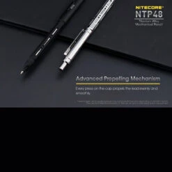 Nitecore NTP48 Titanium Mechanical Pencil -Petromaxi Shop NITECORE NTP48det4 28101.1597830222