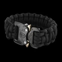 RCP AustriAlpin COBRA Paracord Bracelet Black -Petromaxi Shop RCP PB BK BLK 803 15403.1665490943