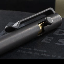 BigIDesign Bolt Action Pencil Stonewashed Titanium -Petromaxi Shop TITpen2 02463.1695999845