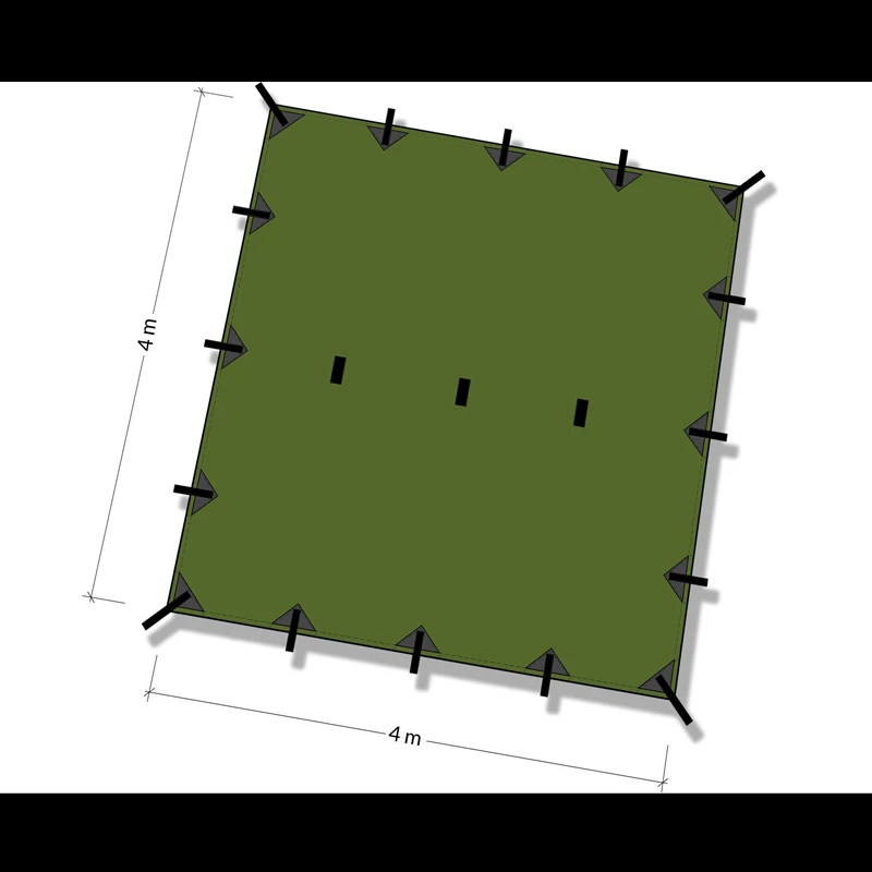 DD Hammocks 4 X 4 Tarp 5 DD Hammocks 4 X 4 Tarp - Image 3