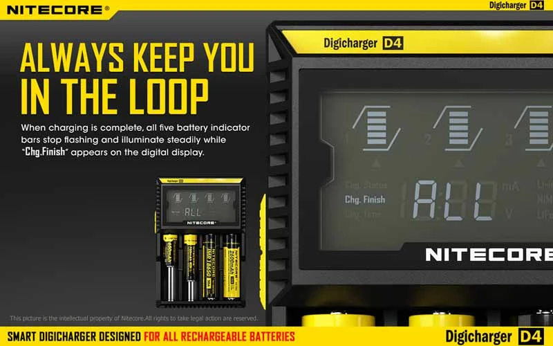 Nitecore Digicharger D4 EU 5 Nitecore Digicharger D4 EU - Image 3