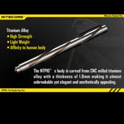 Nitecore NTP Titanium Pen -Petromaxi Shop nitecore ntp10det12 27472.1598448884