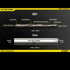 Nitecore NTP Titanium Pen -Petromaxi Shop nitecore ntp10det2 07358.1598448884