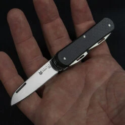 Fox Vulpis 4 Saw Carbon Fibre Penknife -Petromaxi Shop vulpisCFdet3 04324.1686567908